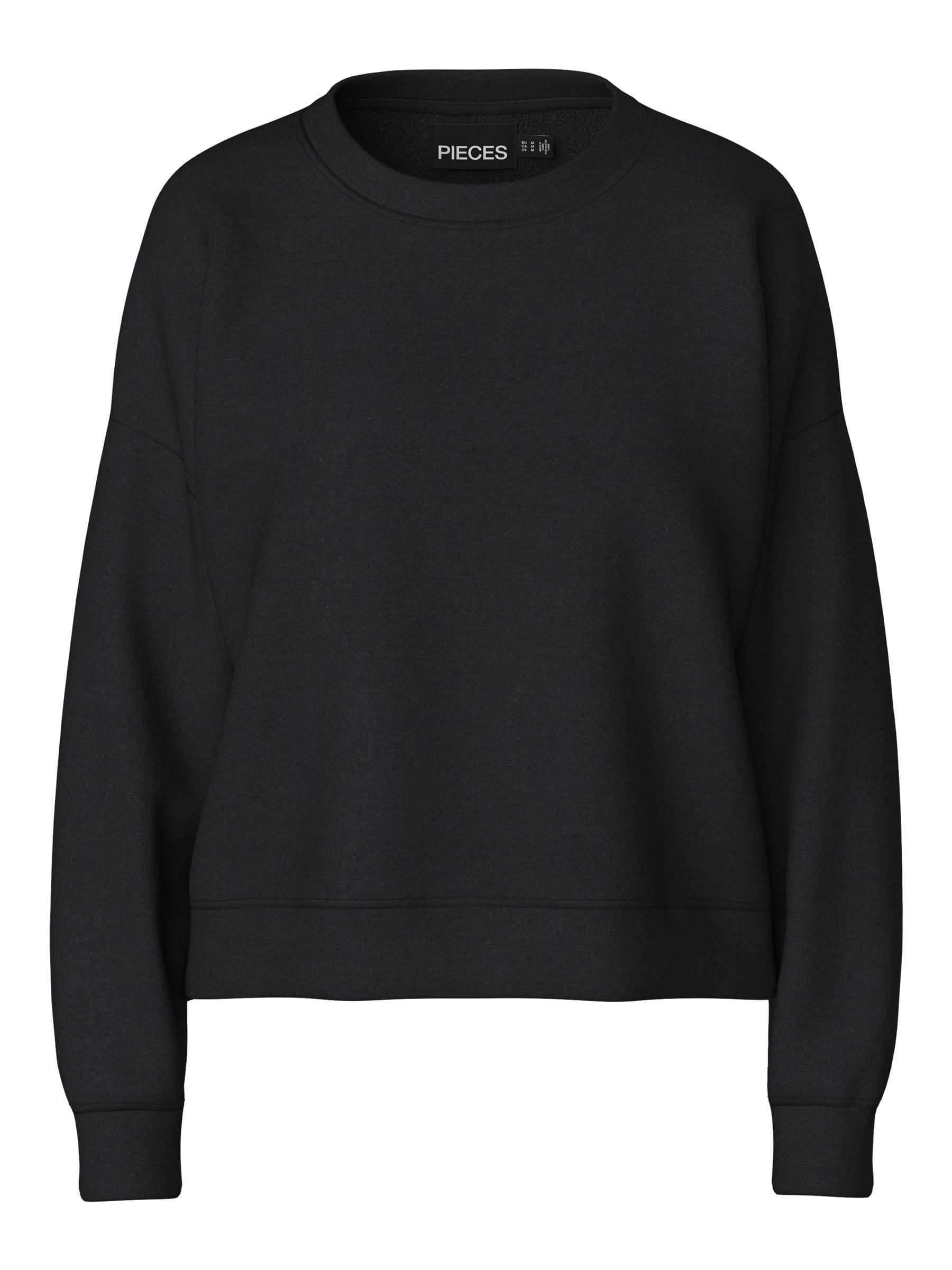 PIECES Female Sweatshirt PCCHILLI S Schwarz Angebot bei HelloDeals