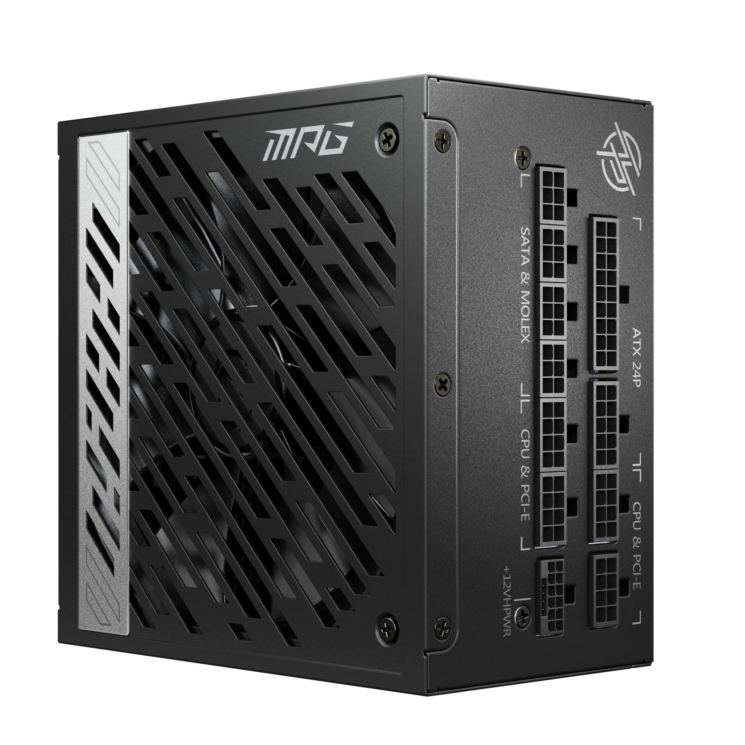 MSI MPG A1000G PCIE5 Netzteil EU Stecker, 1000W, 80 Plus Gold Zertifiziert, vollmodulares ATX 3.0, unterstützt PCIe 5.0 GPU, japanische 105°C Kondensatoren, 0% RPM Modus, Flachkabel 1000W PCIE5 Angebot bei HelloDeals