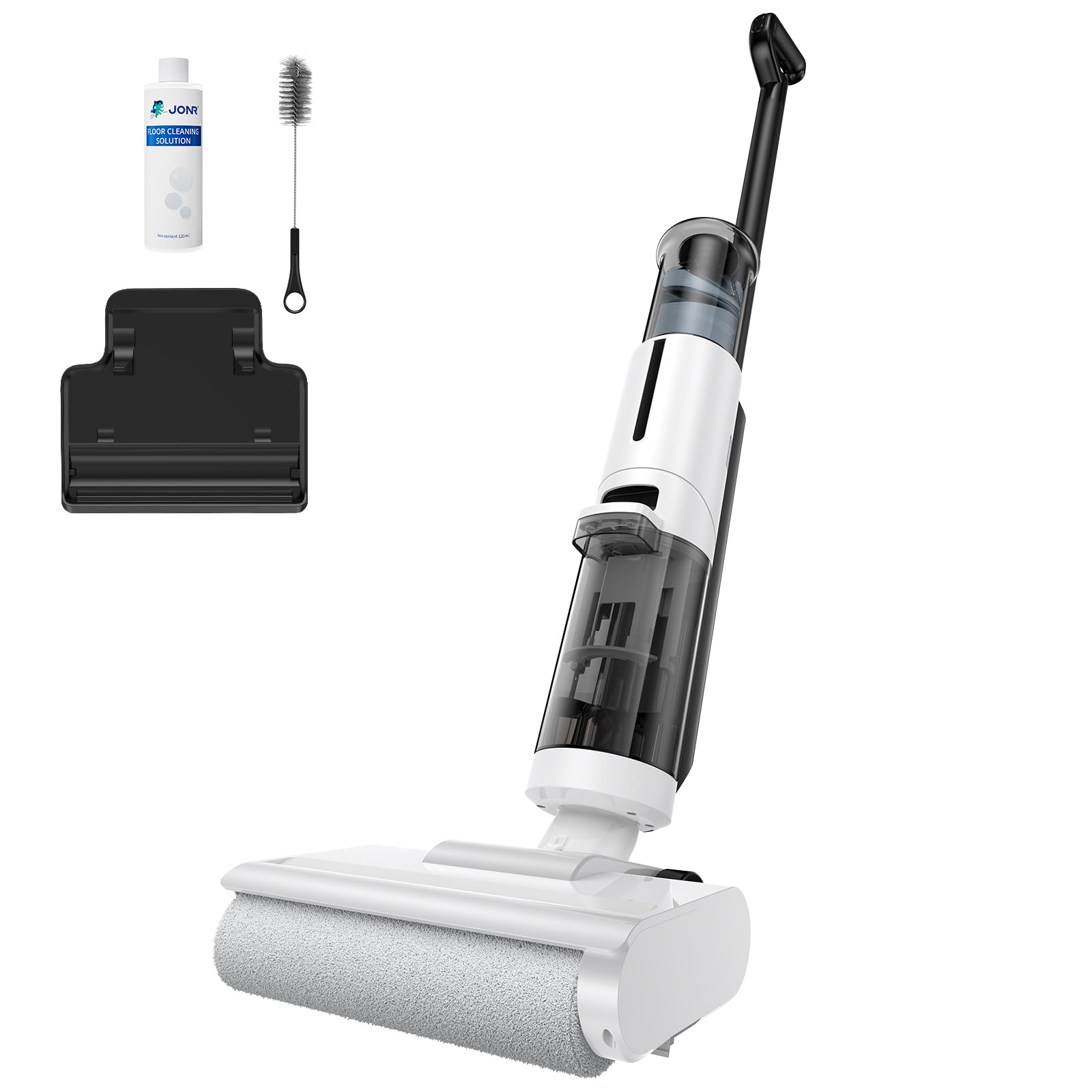 JONR ED12 Lite Nass-Trockensauger Kabellos mit Akku, Wischsauger mit Selbstreinigung, 3-in-1 Saug- und Wischfunktion für Harte Böden & Tierhaare, 1 mm Kantenreinigung, Anti-Verwicklungs-Design ED12 Lite White Angebot bei HelloDeals