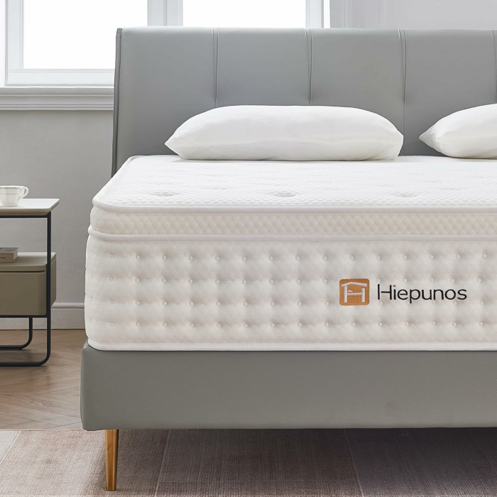 Matratze 180x200 cm 26cm Höhe 7-Zonen Federkernmatratze Orthopädische Taschenfederkernmatratze mit Comfort Memory-Schaum Schicht, Härtegrad H3, Rückenentlastende,100 Nächte Probeschlafen 26cm 180x200x26cm Angebot bei HelloDeals