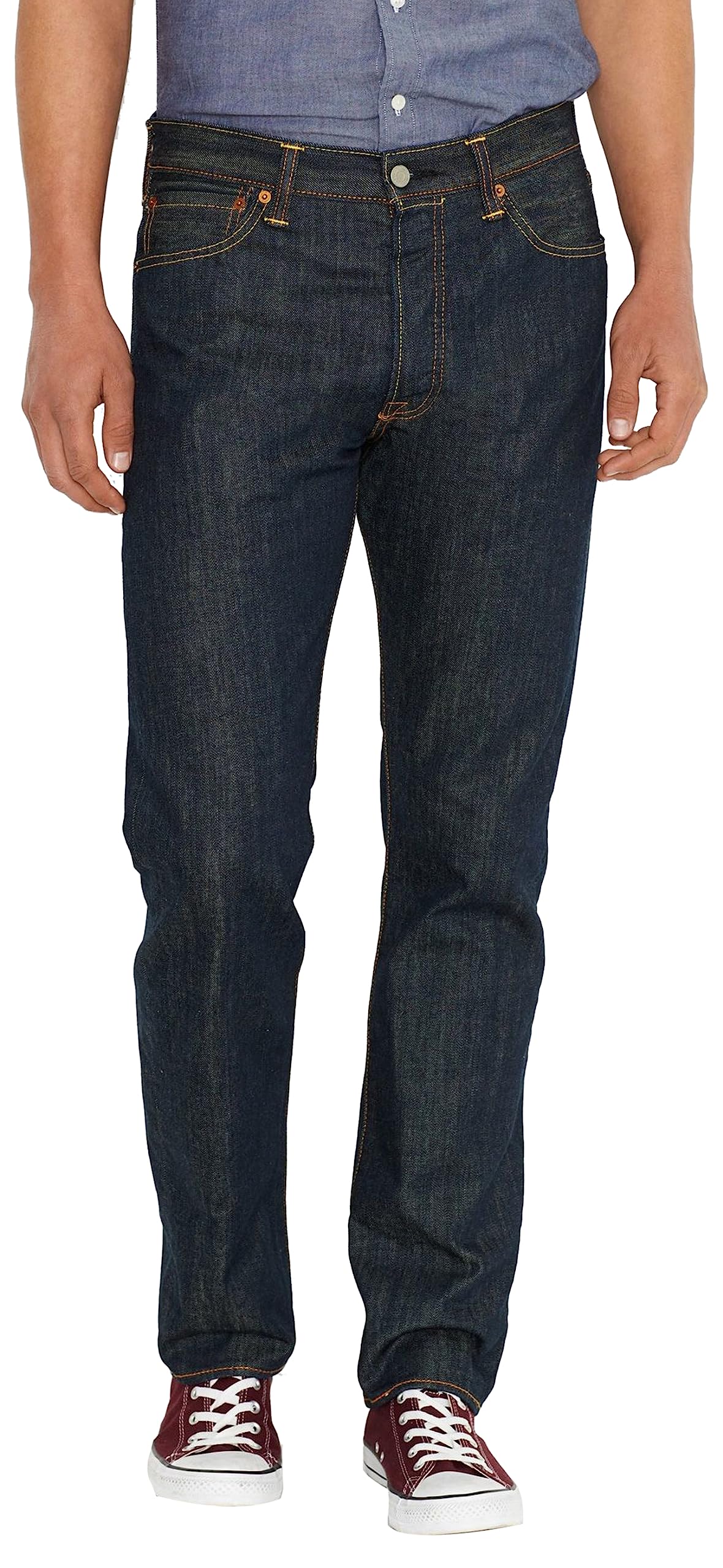 Levi's Men's 501 Original Fit Jeans 31W / 34L Blau Angebot bei HelloDeals