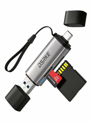 SD-Kartenleser USB C USB 3.0 Adapter 5 Gbps für Micro SD/TF/SDHC/SDXC/MMC, kompatibel mit Galaxy S25/S24/S23 Serien, iPhone 15/16/17Plus Pro Max/PC/Computer Angebot bei HelloDeals