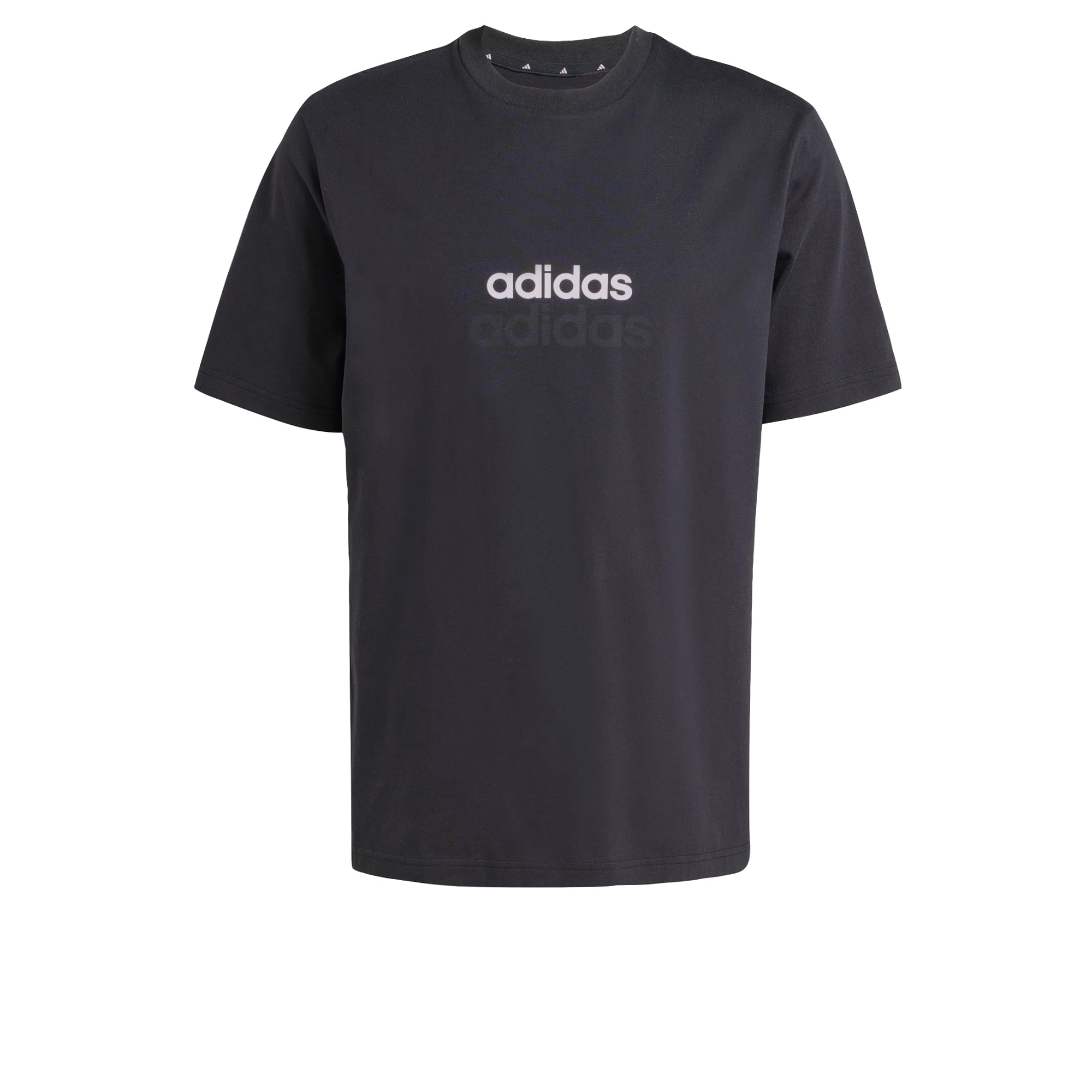 Adidas Herren Essentials LINEAR Single Jersey Tee XXL Black / White Angebot bei HelloDeals