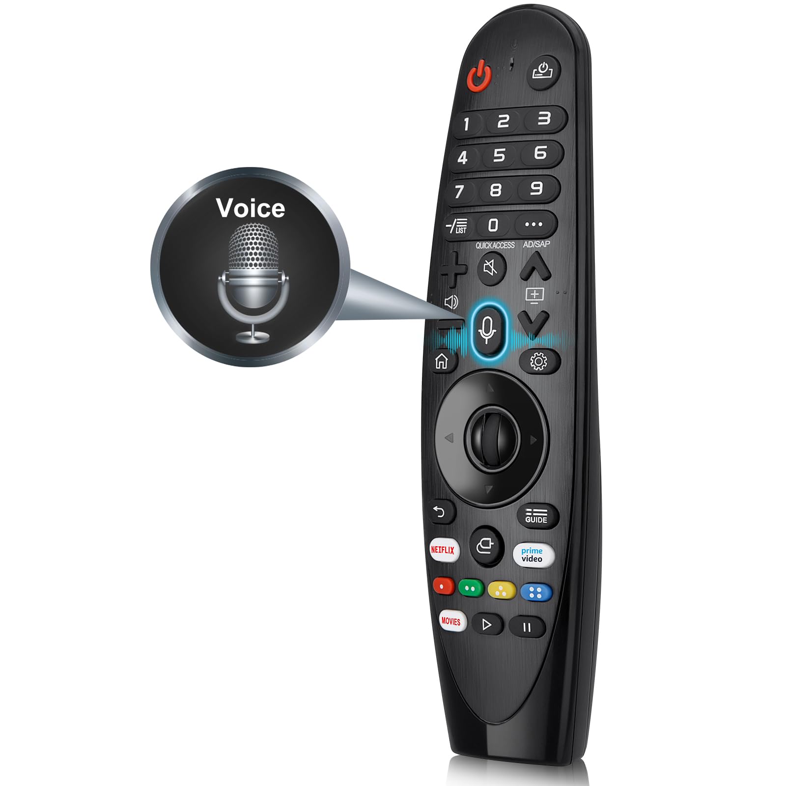 Magic-Fernbedienung-für-LG-Fernseher, Universal-Fernbedienung-für-LG-Fernseher Nanocell UHD OLED LED LCD HD Smart TV for LG TV Angebot bei HelloDeals
