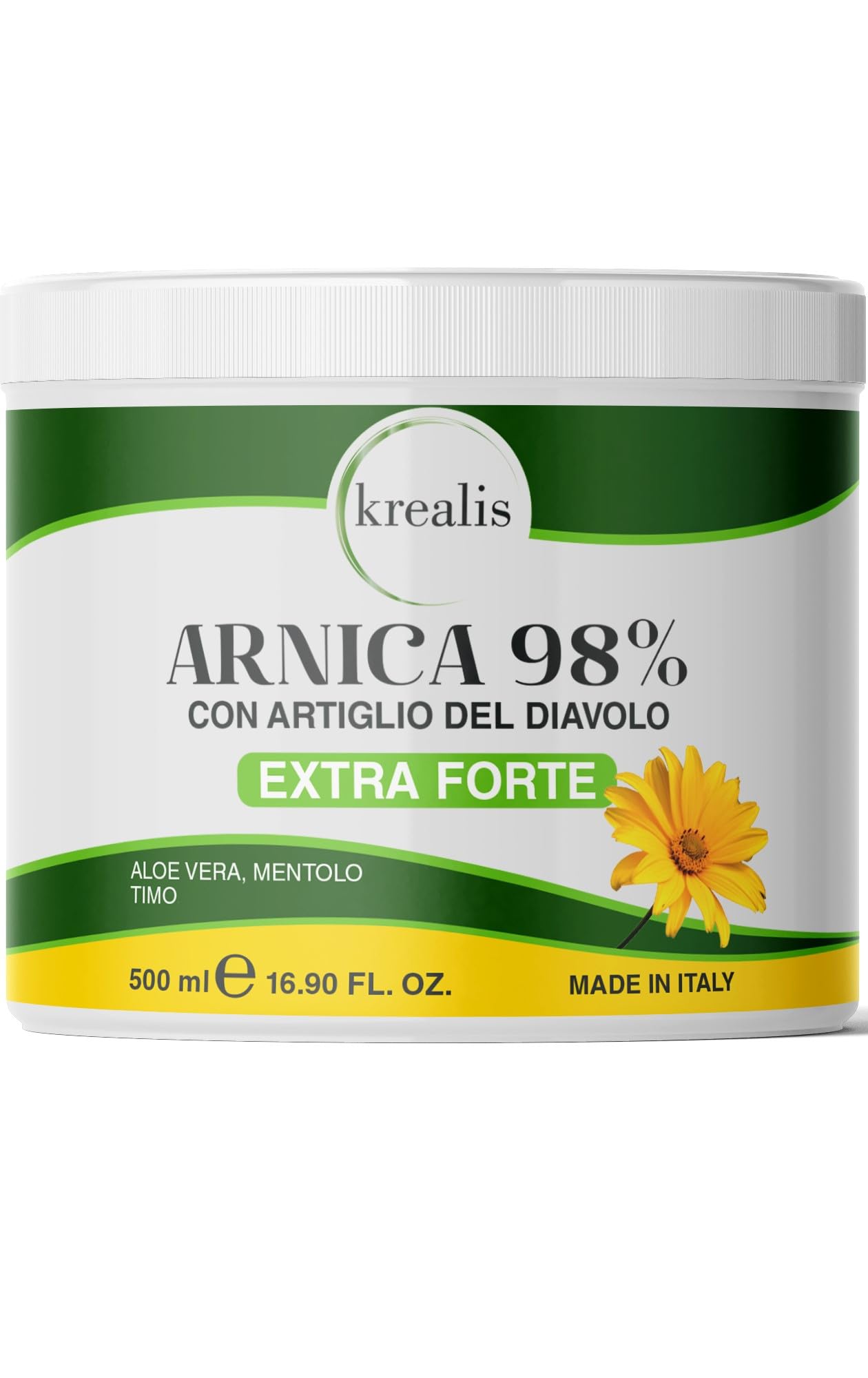 Arnika Salbe 98% mit teufelskralle, Arnika Gel Pferdesalbe für mensch extra stark nützlich bei rückenschmerzen, schmerzsalbe für Entzündungen, Gelenk- und Muskelschmerzen 500 ml (1er Pack) Angebot bei HelloDeals