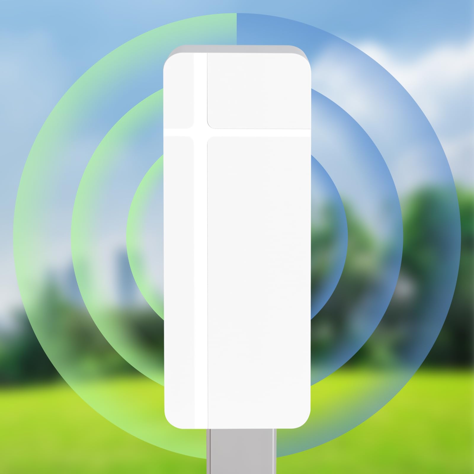 Outdoor Wlan Repeater , IP65 Wetterfester Outdoor Wlan Verstärker mit LAN-Anschluss, Repeater/AP Modus, 1200Mbps Wifi Verstärker für Außenbereich, unterstützt PoE, Eingebaute Versteckte Antenne White Grau Angebot bei HelloDeals