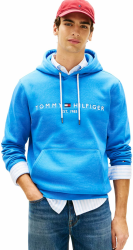 Tommy Hilfiger Herren Hoodie Tommy Logo mit Kapuze XXL Blue (Blue Orbit) Angebot bei HelloDeals