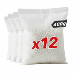 KARAT 12 x Luftentfeuchter 400g Nachüll-Beutel Granulat Raumentfeuchter nachfüllbar & wiederverwendbar (Nachfüllbeutel, 12er Set 400g) 12x Nachfüllpacks 400g Transparent Angebot bei HelloDeals