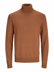 JACK & JONES Emil Knit Roll Neck Jumper L Mocha Bisque Angebot bei HelloDeals