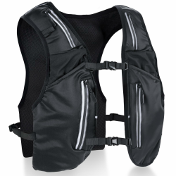 Nextyu Laufweste Damen & Herren, Trinkrucksack mit 2 500ML Trinkflaschenfächern & Große Handytasche, Leichte Trinkweste Reflektierend für Trailrunning Marathon Wandern, Atmungsaktivem Stoff Schwarz - Keine Flask Angebot bei HelloDeals