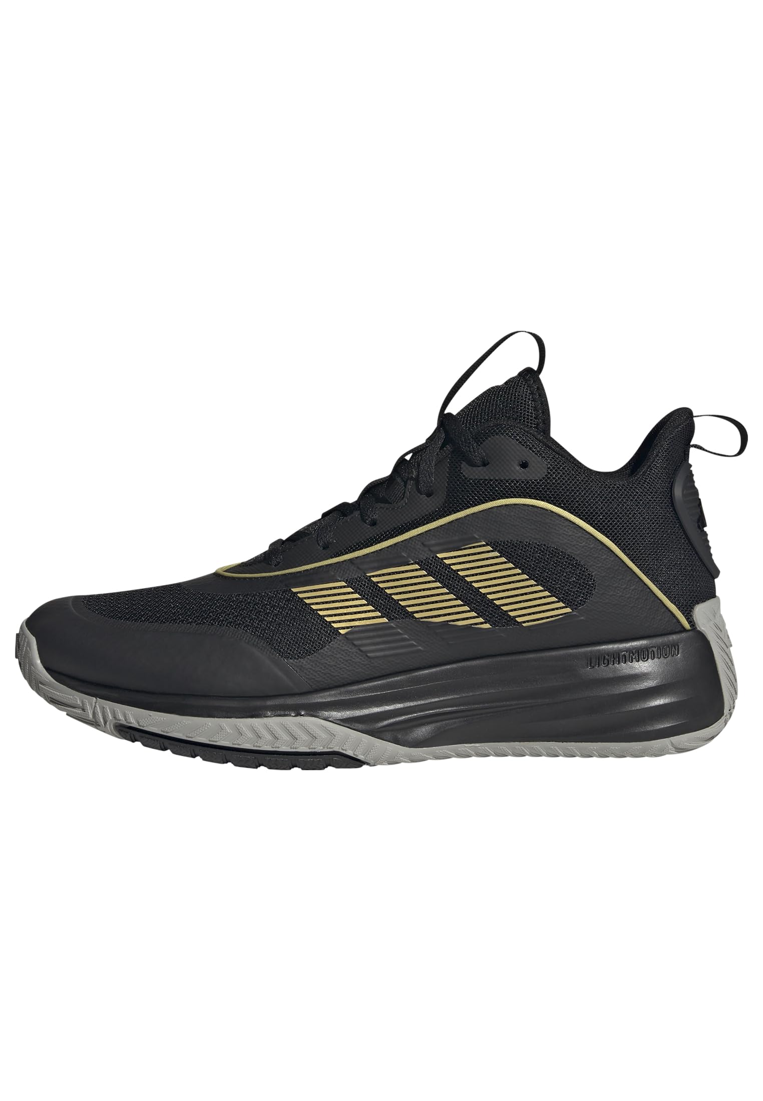 adidas Herren Own the Game 3 Shoes, Core Black/Gold Metallic/MGH Solid Grey, 44 2/3 EU Angebot bei HelloDeals