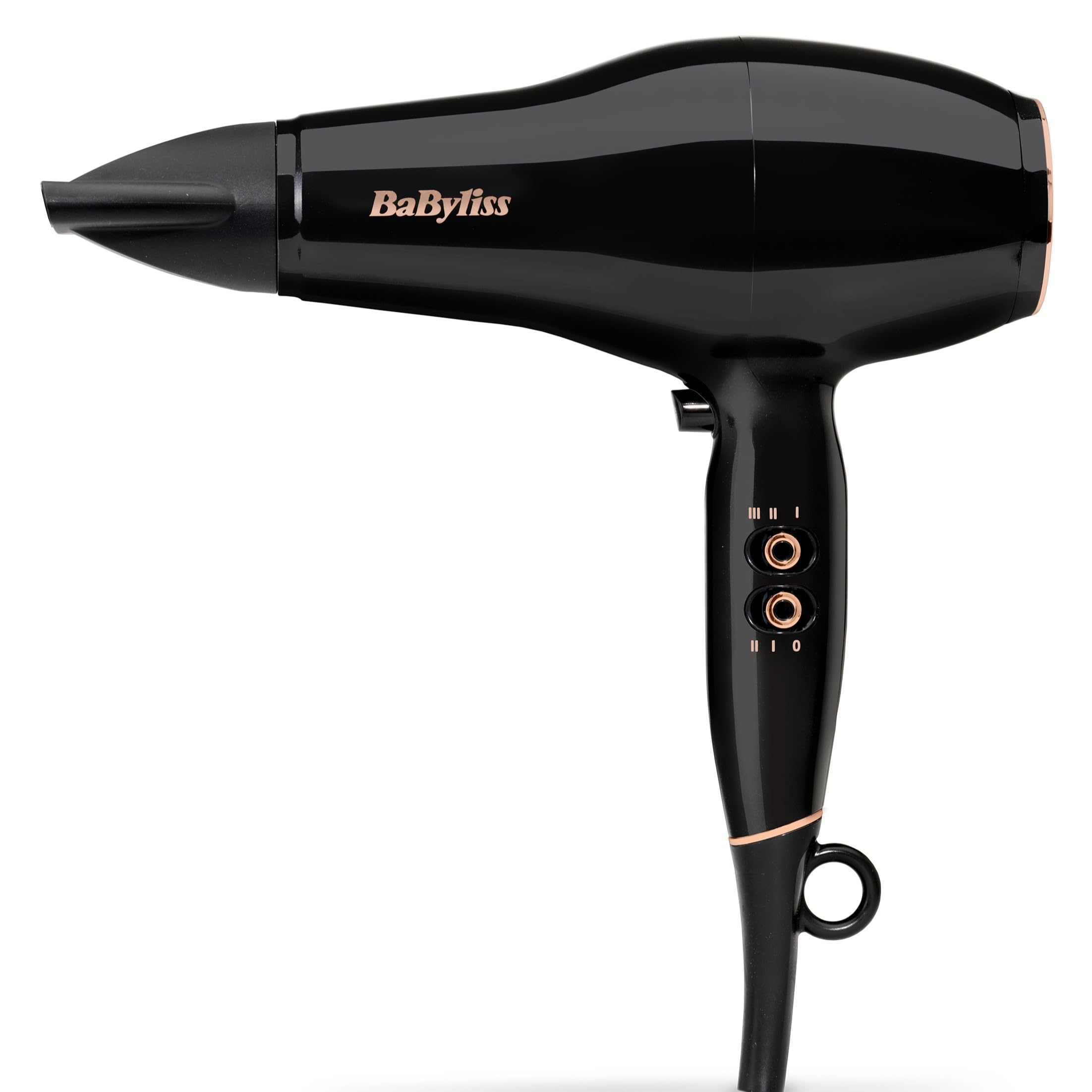 BaByliss Haartrockner Pro Power – Leistungsstarker 2300W Föhn, Professioneller Salon-AC-Motor, Anti-Frizz Ionen-Technologie, 3 Temperatureinstellungen & 2 Geschwindigkeitsstufen, Schwarz, D5245E EU Angebot bei HelloDeals
