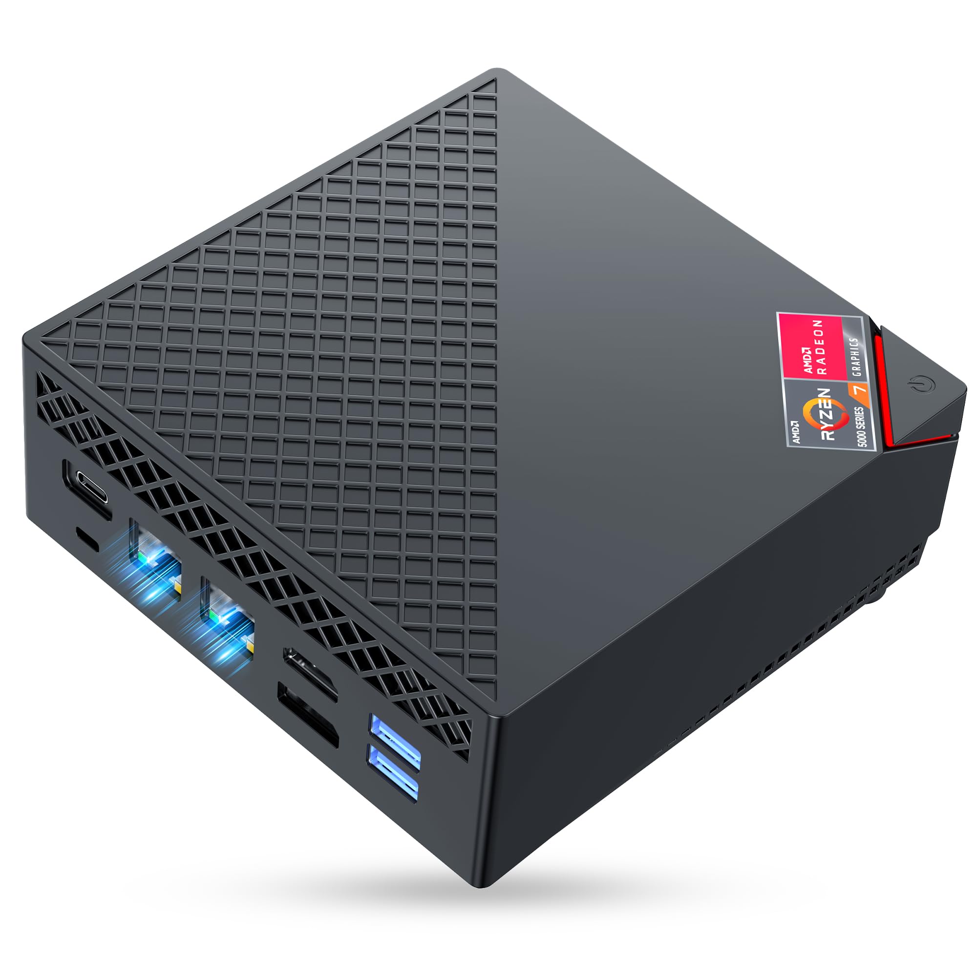 NiPoGi AM06 PRO Mini PC АMD Ryzen 7 7730U(Besser als i7-1255U/R5 5500U, 8C/16T, bis zu 4,5 GHz), 32 GB DDR4 1 TB M.2 SSD Mini Desktop Computer W-11 Pro für Büro/Schule, Dual-LAN, HDMI, WiFi 6, BT 5.2. 7730U/ 32GB +1 TB Angebot bei HelloDeals