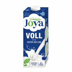 Joya Haferdrink Whole, 8 x 1L - Pflanzliche Milchalternative, Laktosefrei, Vegan, Milchfrei, Ohne Zuckerzusatz, Haferdrink, Milchalternative Angebot bei HelloDeals