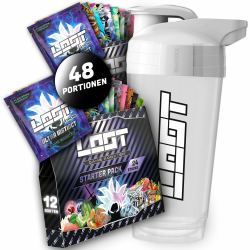 LOOT Starter Set Deluxe Bundle | 48 Portionen in 12 verschiedenen Geschmacksrichtungen mit der Flow-State Formel | 20 hochdosierte Inhaltsstoffe für mehr Konzentration, Ausdauer & Reaktionsfähigkeit 48 Stacks + Shaker Angebot bei HelloDeals