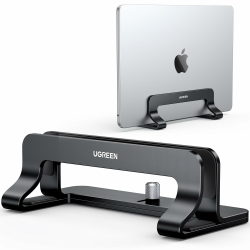 UGREEN Vertikaler Laptop Ständer Aluminium Vertikal Stand Laptopständer Platzsparender Laptop Halter mit thermischer Basis für Laptops,MacBook Air,Pro,Samsung, iPad,Tablets 1 slot Schwarz Angebot bei HelloDeals