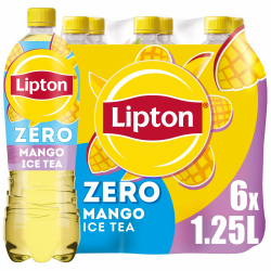 Lipton Ice Tea Mango, Eistee mit Mango Geschmack, EINWEG (6 x 1.25 l) Mango 6x1,25l Angebot bei HelloDeals