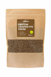 RheinNatur Soja Protein Crispies Kakao 77% Eiweiß 500g - vegane Eiweißquelle ohne Zuckerzusatz - knuspriges Topping für Müsli, Joghurt, Salate & für selbstgemachte Proteinriegel Kakao 500 g Angebot bei HelloDeals