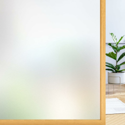 rabbitgoo Fensterfolie Blickdicht Sichtschutzfolie Fenster Selbsthaftend, Milchglasfolie Statisch Haftend 75 x 200 cm ohne Klebstoff Folie Sichtschutz Anti UV für Zuhause Büro Matt 75 x 200 cm Matt Angebot bei HelloDeals