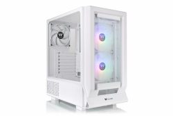 Thermaltake Ceres 350 MX Snow White | ATX Midi-Tower | 2 Frontpanels (Tempered Glass/Mesh) | Hidden-Connector Support | 2X 140mm ARGB | USB-C | leiser Airflow Angebot bei HelloDeals