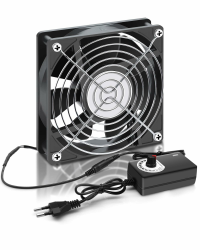 RUIZHI 120mm Gehäuselüfter 12V PC Lüfter - Computer Lüfter Einstellbare Windgeschwindigkeit, AC 220V - 240V, 2750 RPM, Lüfters für PC Laptop, TV, Radio, Router, Einreihig Fan 120mm×120mm×25mm Angebot bei HelloDeals
