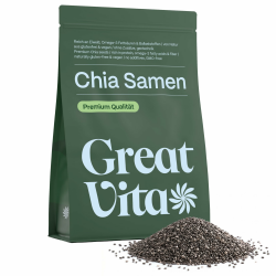 GreatVita Chia Samen 1kg – Naturbelassen, reich an Omega-3 & Ballaststoffen | Ideal für Smoothies, Joghurt, Salate, Backen, Chia-Pudding & Brei Konventionell 1 kg (1er Pack) Angebot bei HelloDeals