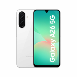 Samsung Galaxy A26 5G AI Smartphone ohne Vertrag, Simlockfreies AI Handy mit Android, 6 GB RAM, 128 GB Speicher, 50-MP-Kamera, White, 2,5 Jahre Herstellergarantie [Exklusiv auf Amazon] White 128 GB Angebot bei HelloDeals