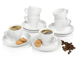 Sänger Espressotassen Set New Port 12 teilig für 6 Personen | PREMIUM COLLECTION Espressotassen 12 Tlg. Angebot bei HelloDeals