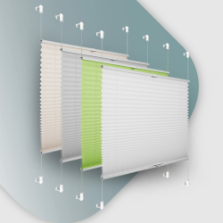 Buseu Plissee ohne Bohren Klemmfix 85x120cm(BxH) Weiß Jalousie Sichtschutz Sonnenschutz Easyfix Faltrollo Blickdicht und Lichtdurchlässig Moderner Rollo für Fenster & Tür Weiß B85 x H120 cm Angebot bei HelloDeals