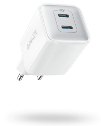 Anker 521 Ladegerät, Anker Nano, 40W PIQ 3.0 Dual-Port USB-C Netzteil, Für iPhone 17/Pro/Pro Max/iPhone Air/16/15, iPad mini, MacBook Air Weiß Angebot bei HelloDeals